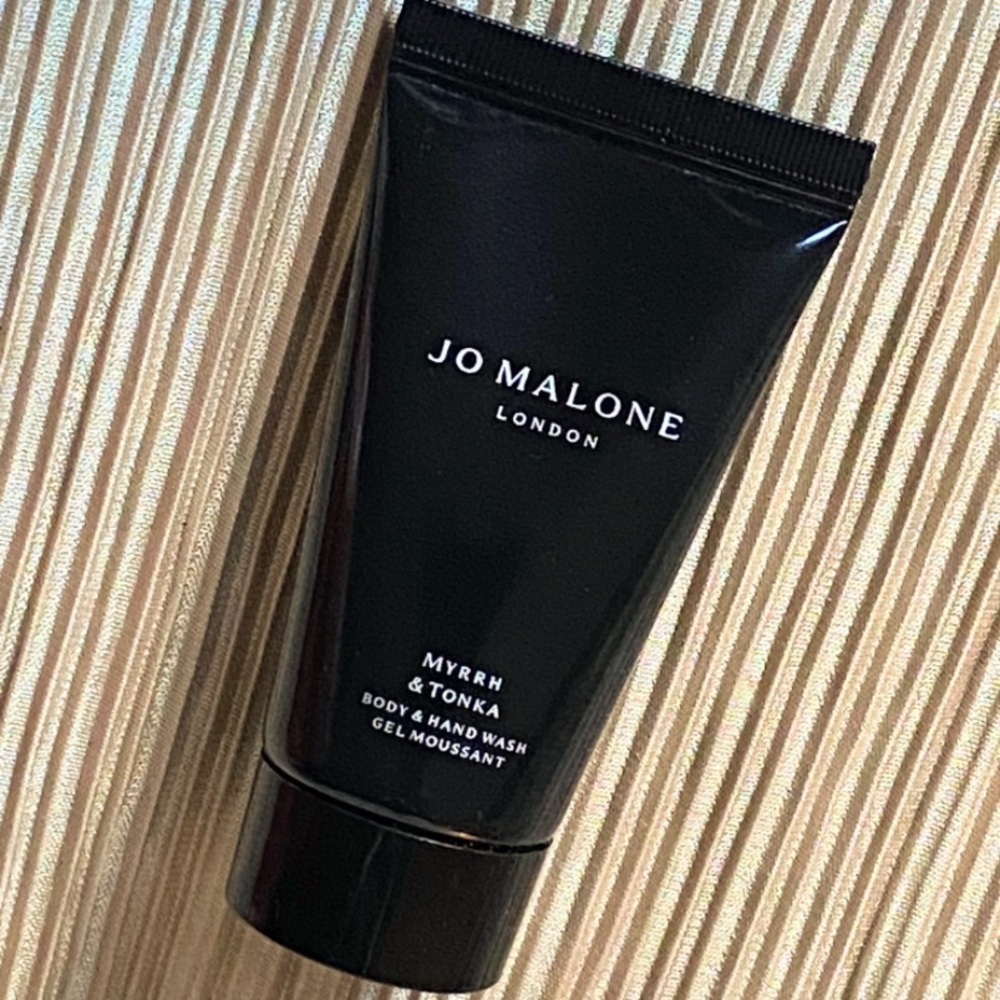 Jo Malone Myrrh & Tonka Black Body & Hand Wash 1oz travel size